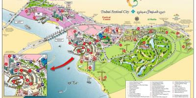 Dubai festival city kort