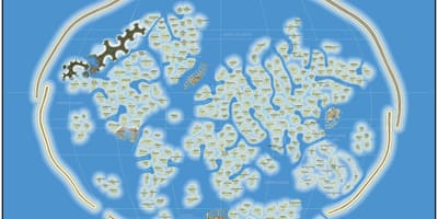 Verden kort island Dubai