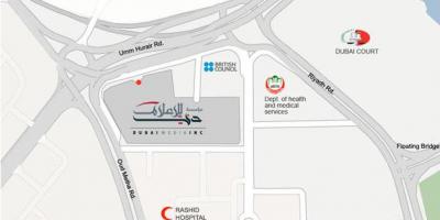 Rashid hospital, Dubai placering på kort